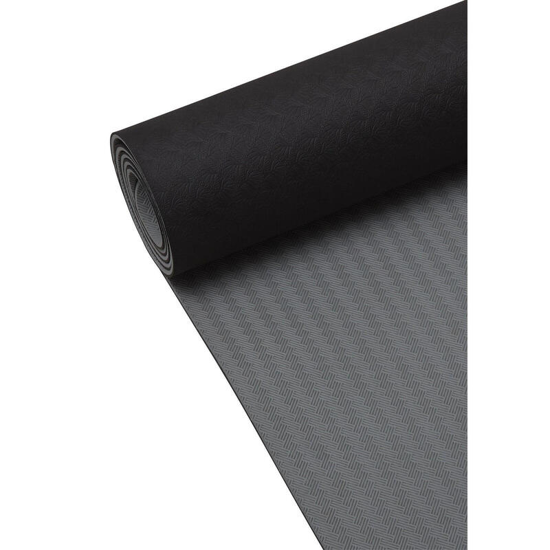 Mata do jogi CASALL Yoga mat position 4mm czarno szara CASALL Decathlon