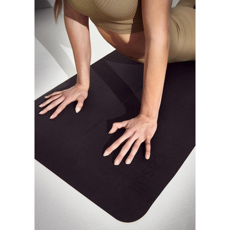 Mata do jogi CASALL Yoga mat position 4mm czarno szara