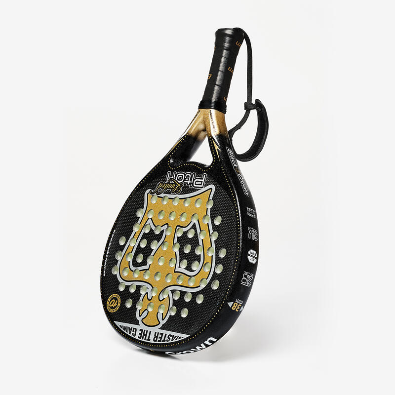 Pala de padel Black Crown Piton Limited dorada