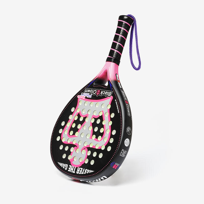 Pala de padel Black Crown Piton Nakano rosa