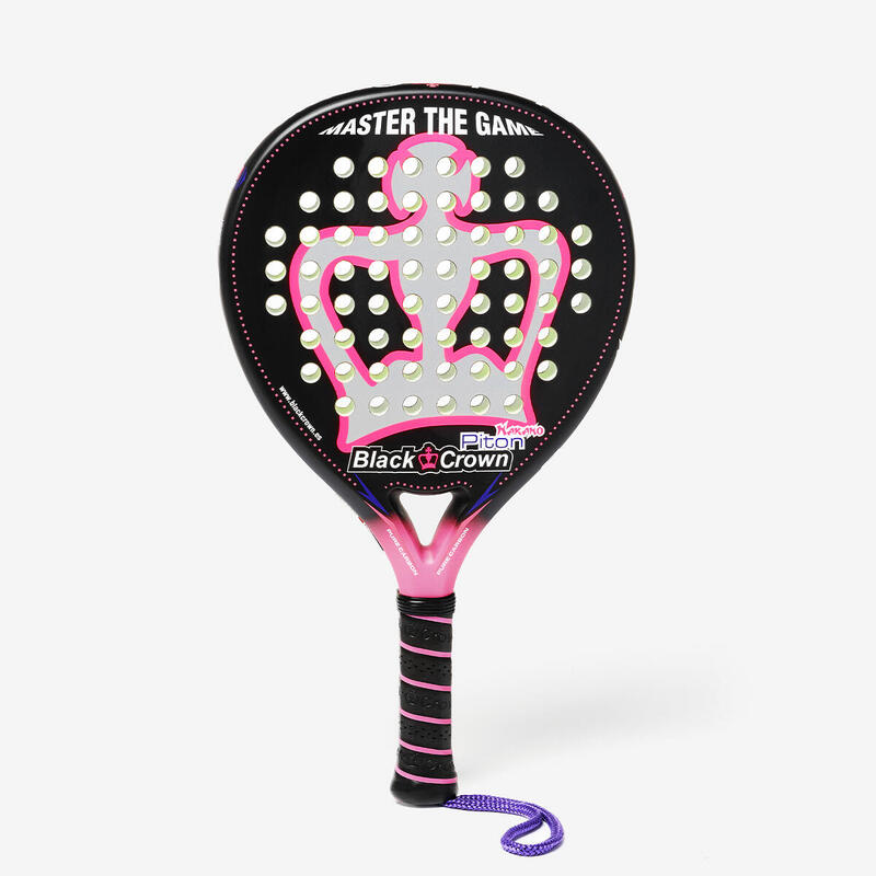 Pala de padel Black Crown Piton Nakano rosa