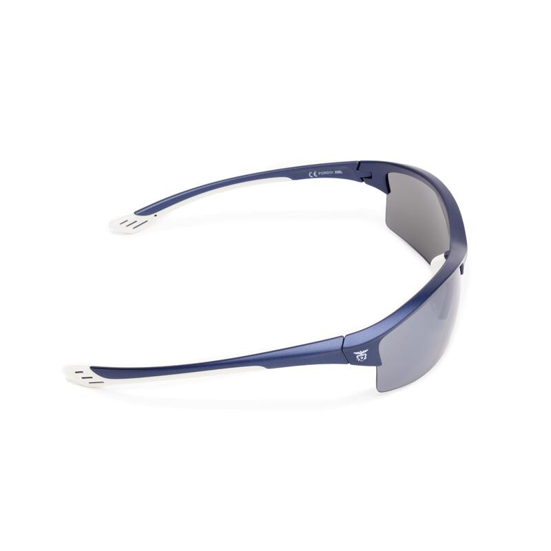 Occhiali da sole sportivi unisex PORDOI blu lenti POLARIZZATE approvato CAI