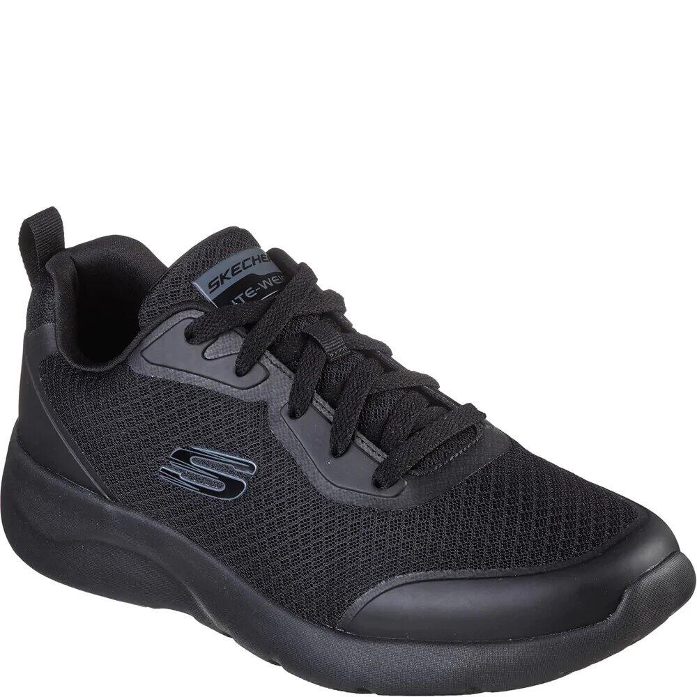 SKECHERS Mens Dynamight 2.0 Full Pace Trainers (Black)
