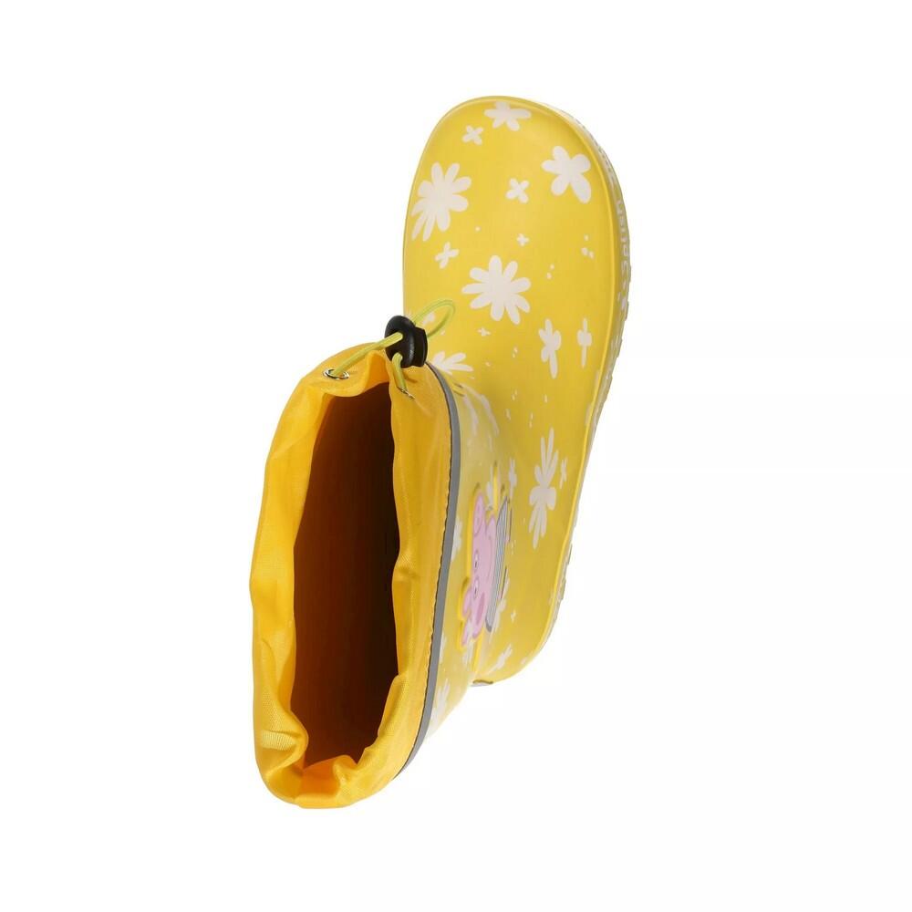 Childrens/Kids Daisy Peppa Pig Wellington Boots (Maize Yellow) 4/5