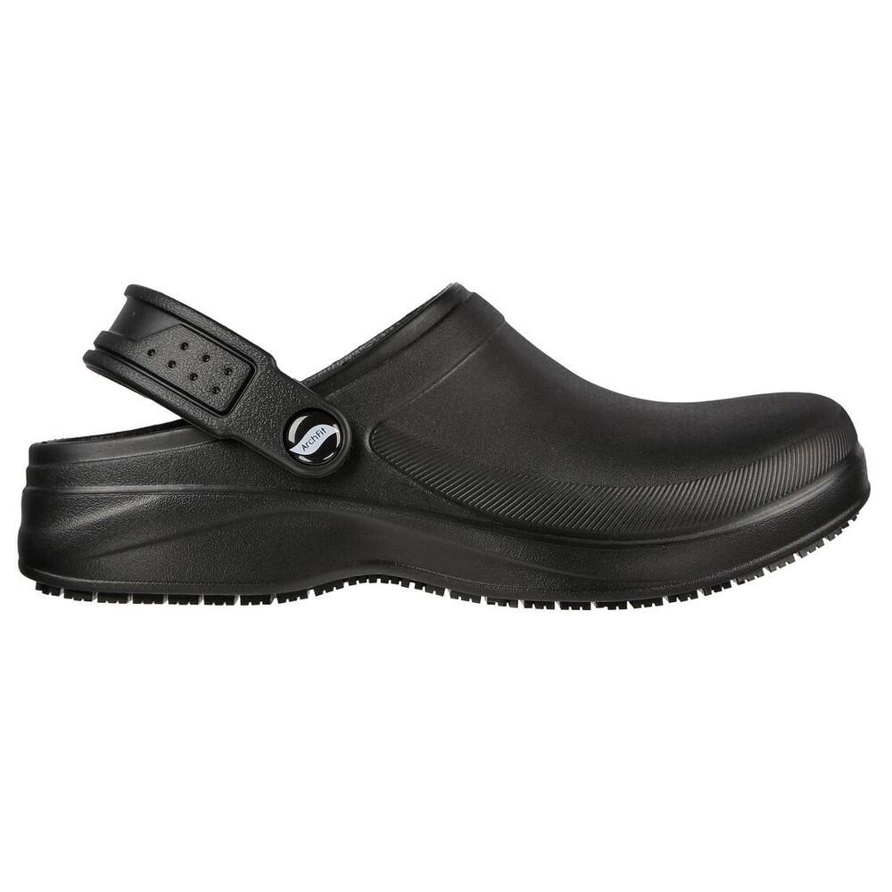 Womens/Ladies Riverbound Pasay Clogs (Black) 3/5