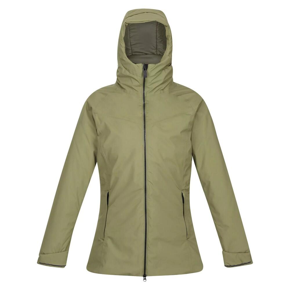 Women's SANDA waterproof jacket (Khaki green)