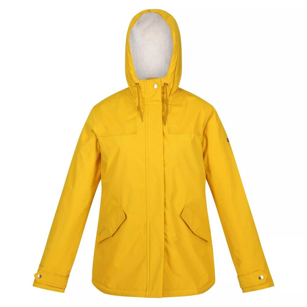 REGATTA Womens/Ladies Bria Faux Fur Lined Waterproof Jacket (Sunset)