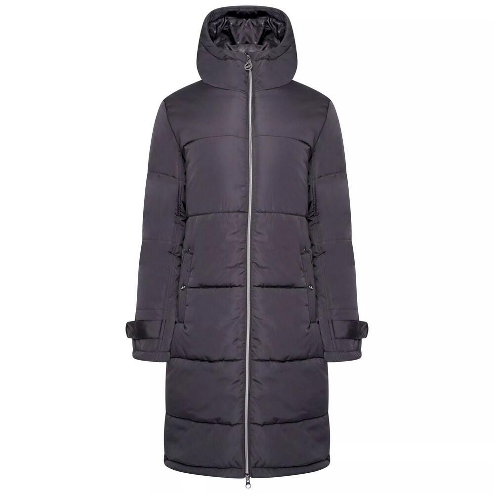 Womens/Ladies Reputable II Long Length Padded Jacket (Black) 1/4