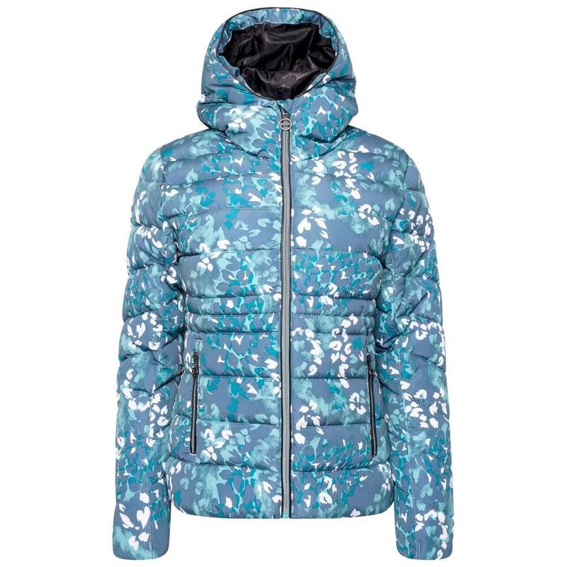 Chaqueta Acolchada Reputable II Estampado Animal para Mujer Verde Cantón