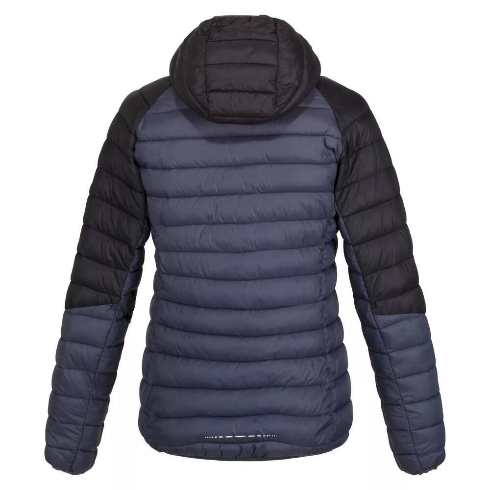 Womens/Ladies Harrock Lightweight Puffer Jacket (Black/Seal Grey) 2/4