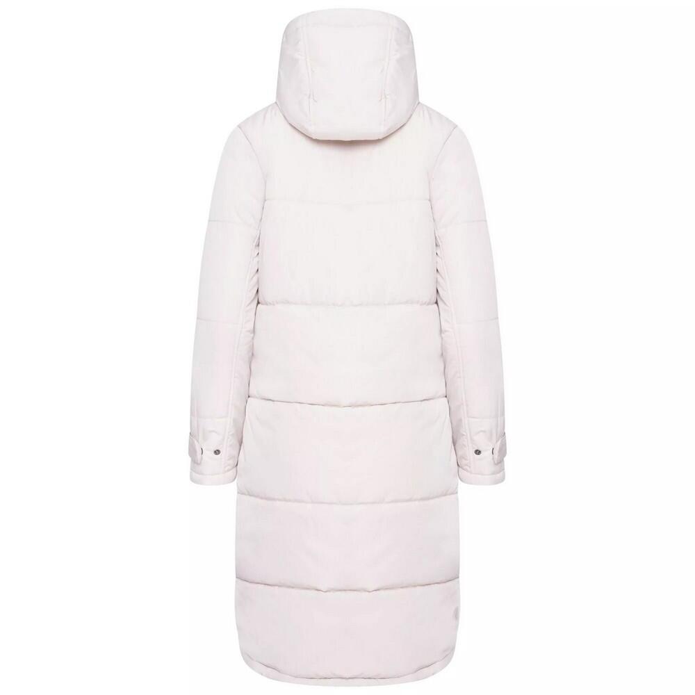 Womens/Ladies Reputable II Long Length Padded Jacket (Barley White) 2/4