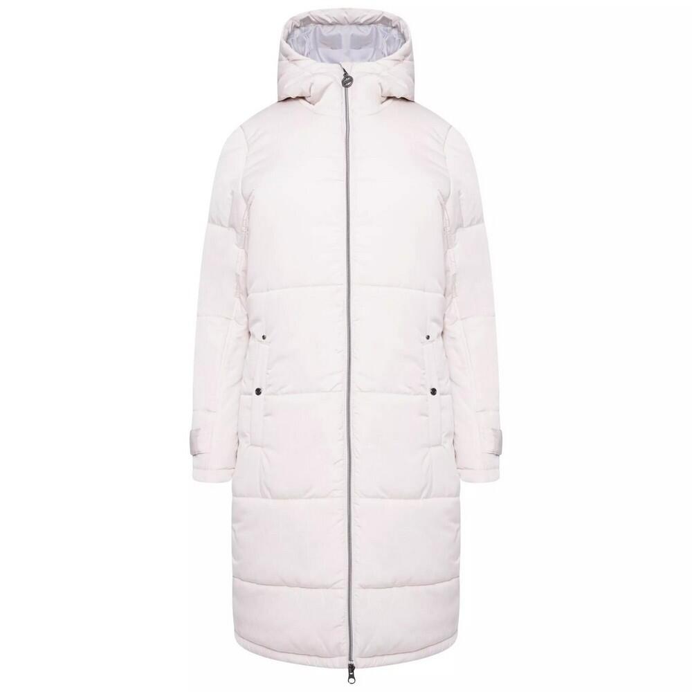 DARE 2B Womens/Ladies Reputable II Long Length Padded Jacket (Barley White)