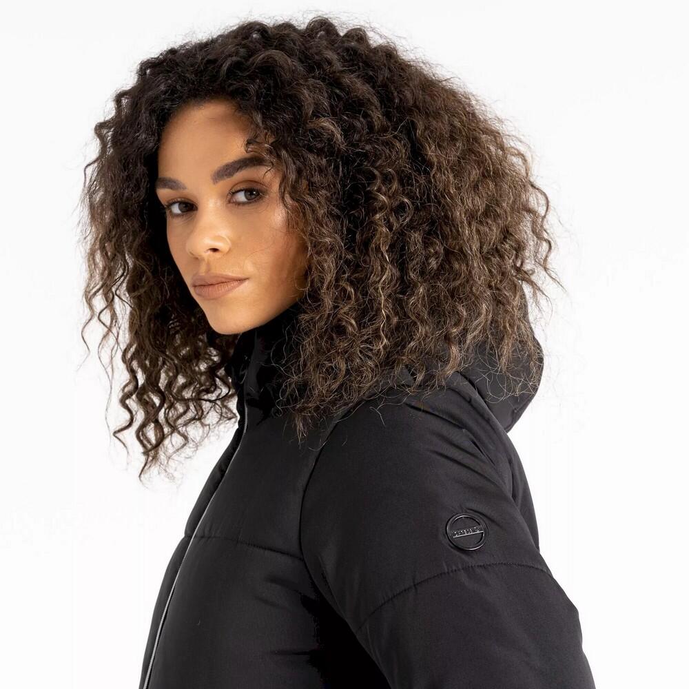 REPUTABLE Women's quilted jacket (Black)