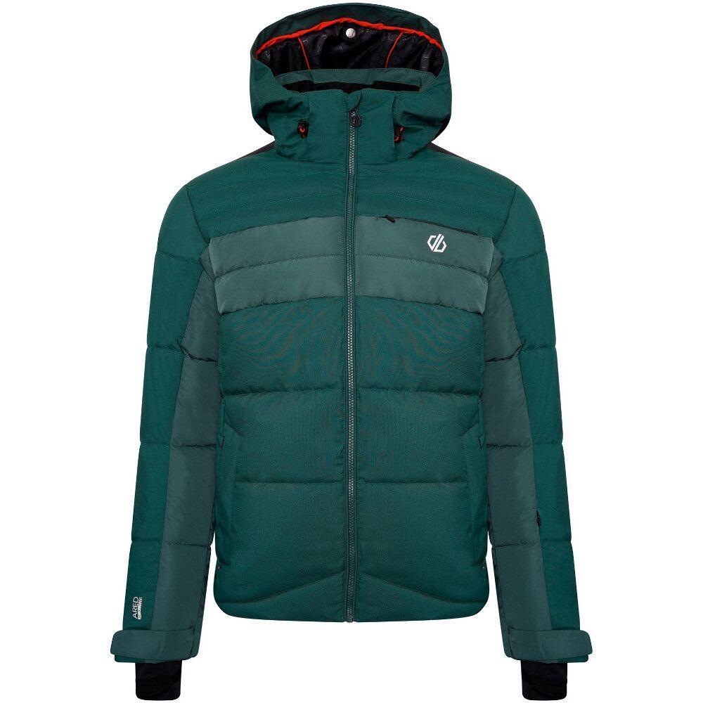 Mens Denote Waterproof Ski Jacket (Forest Green/Fern) 1/5