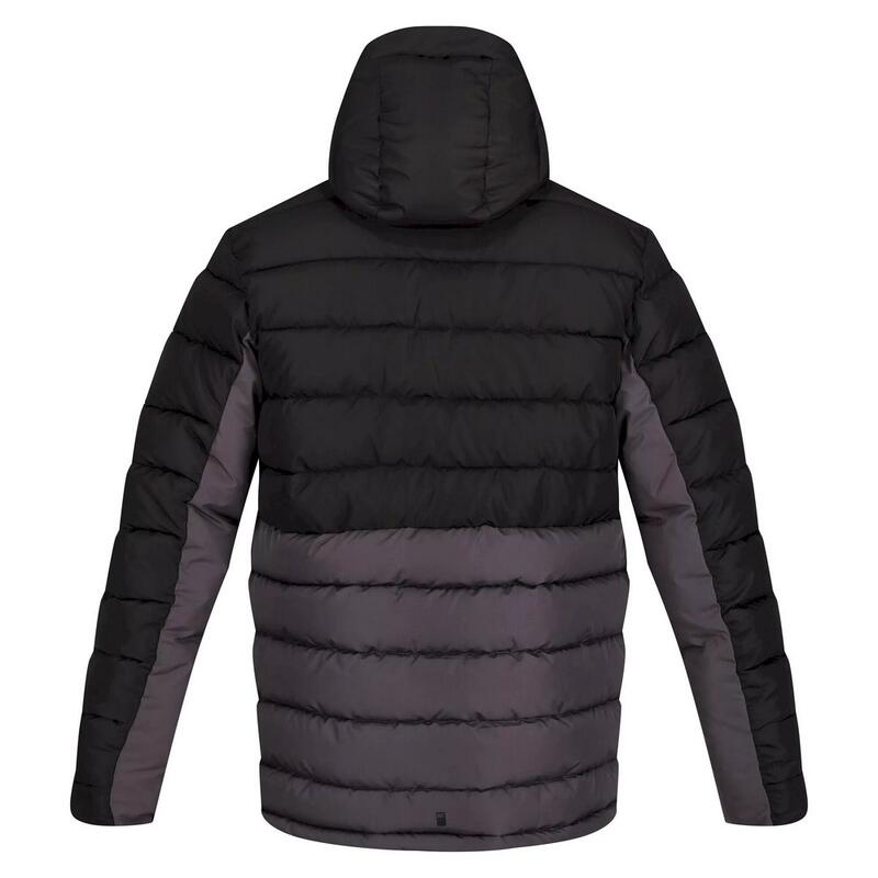 Veste matelassée NEVADO Homme (Noir / Gris foncé)