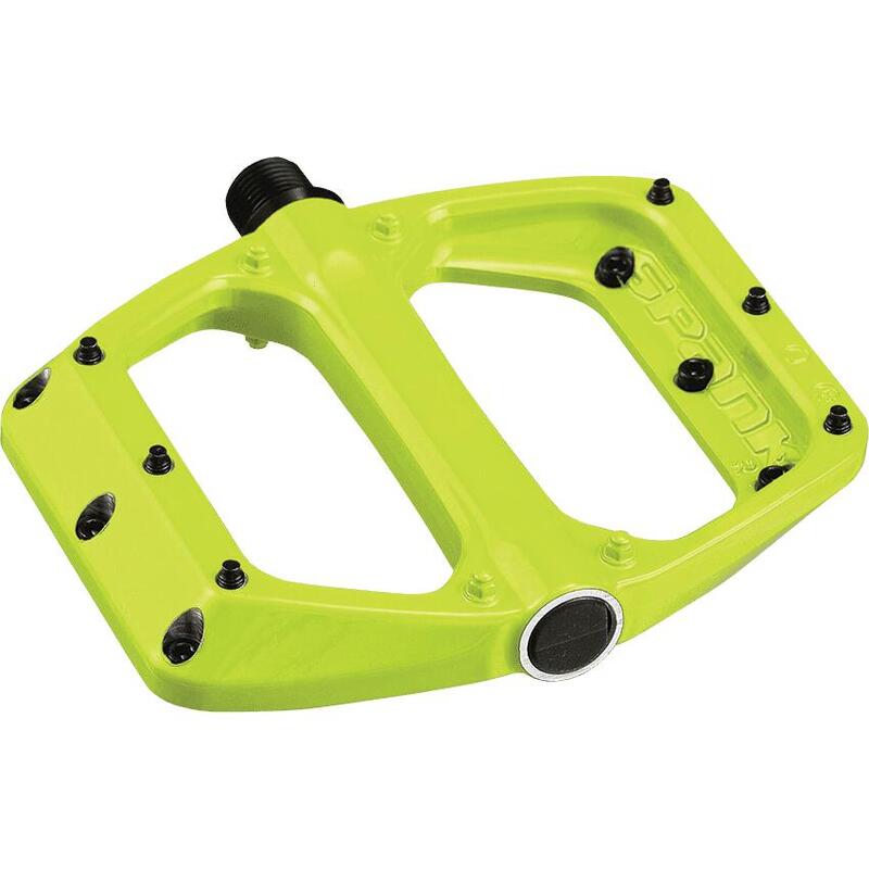 Spoon DC Flat Pedale - Lime Green