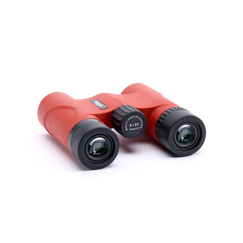 Binocolo amatoriale per adulti e bambini BIGGIE 8x21 rosso