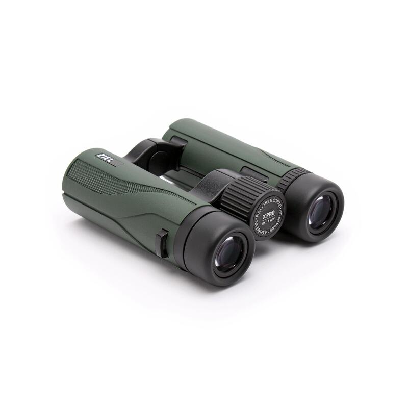 Binocolo professionale X-PRO 8x34 verde - ergonomico leggero HD design italiano