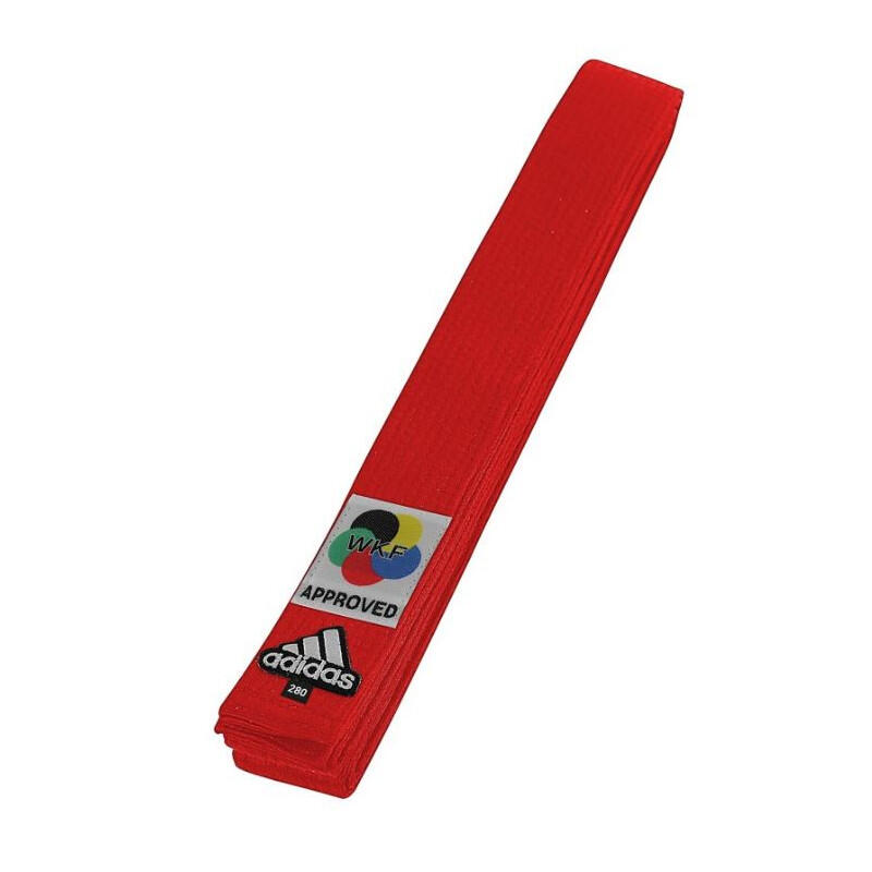 Adidas - Ceinture De Karaté Wkf Adidas - Ceinture De Kimono - Rouge - 240 Cm - Decathlon