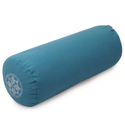 Yoga Bolster Round Vintage Yoga Marine Blau YOGISHOP.COM