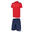 Ensemble hummel® rouge et bleu marine 100% polyester