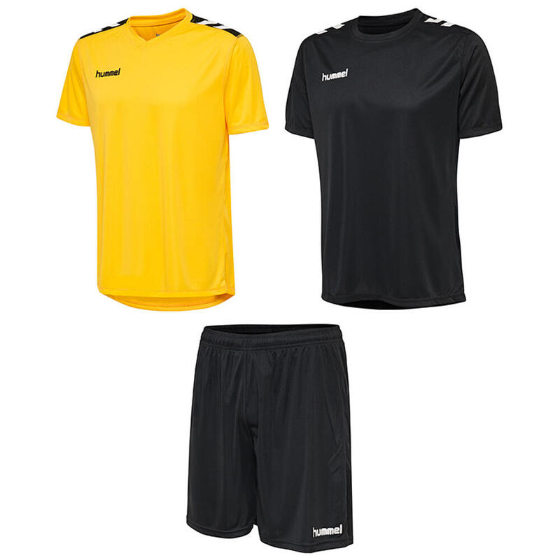 Ensemble hummel® jaune et noir 100% polyester