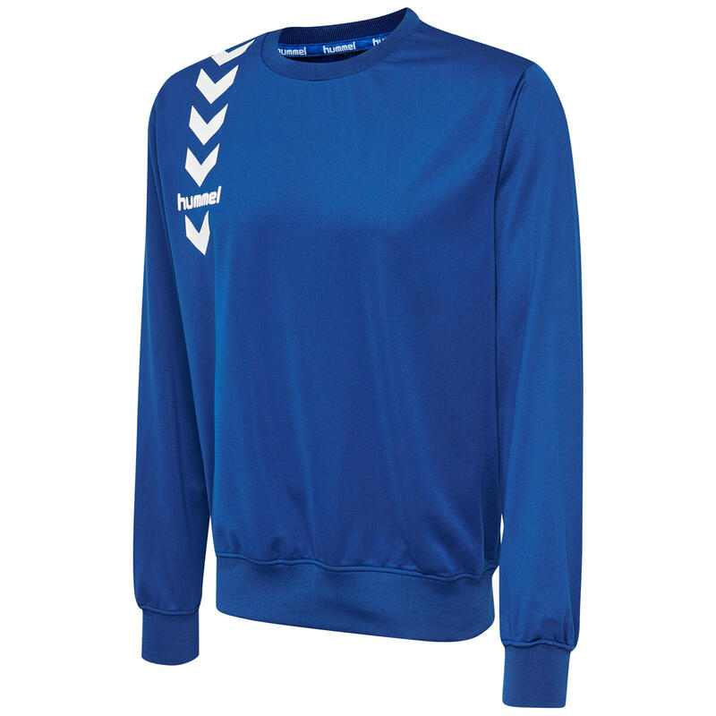 Blauw hummel® sweatshirt 100% polyester