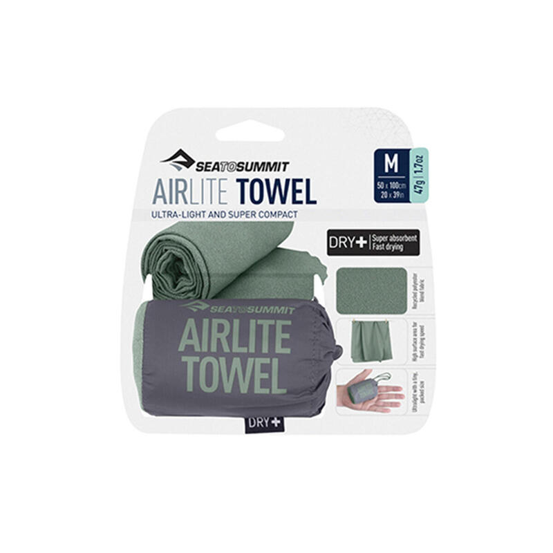 ACP071011-05 Airlite Towel Medium 運動輕量吸水毛巾(中) - 軍綠色