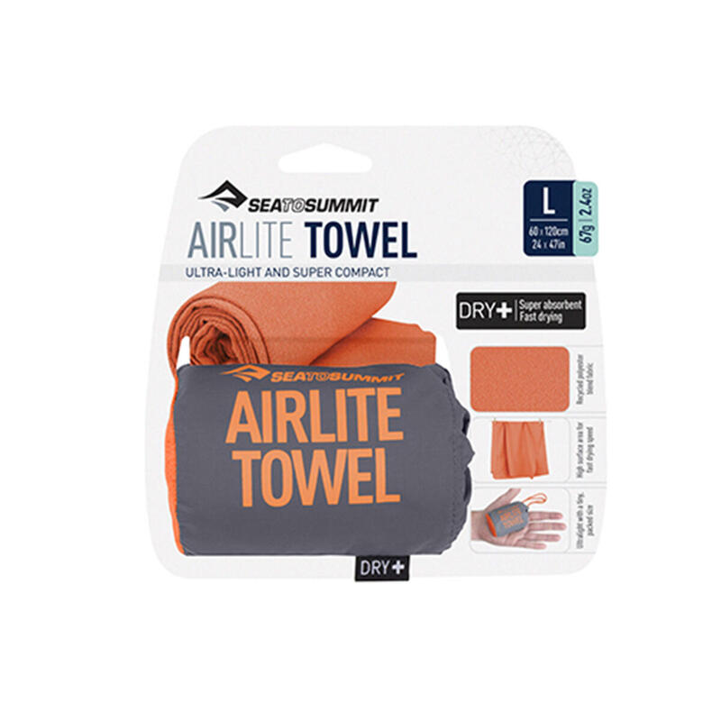 ACP071011-06 Airlite Towel Large 運動輕量吸水毛巾(大) - 橙色