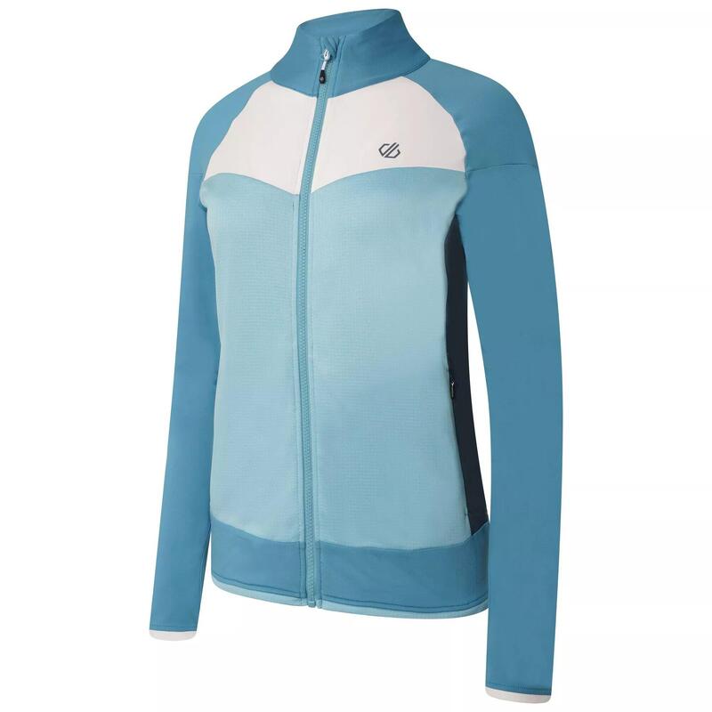 Dames Elation II Core Stretch Gerecycleerde Fleece (Kristal Zeeën/Capri Blauw)