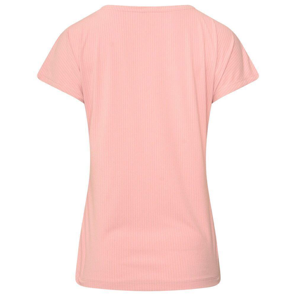 Womens/Ladies Breeze By Lightweight TShirt (Powder Pink) 2/5