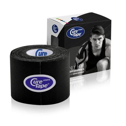 CureTape Sports schwarz– kinesiologie tape(kinesiotape)
