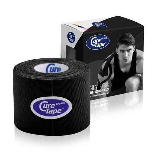 CureTape Sports schwarz– kinesiologie tape(kinesiotape)