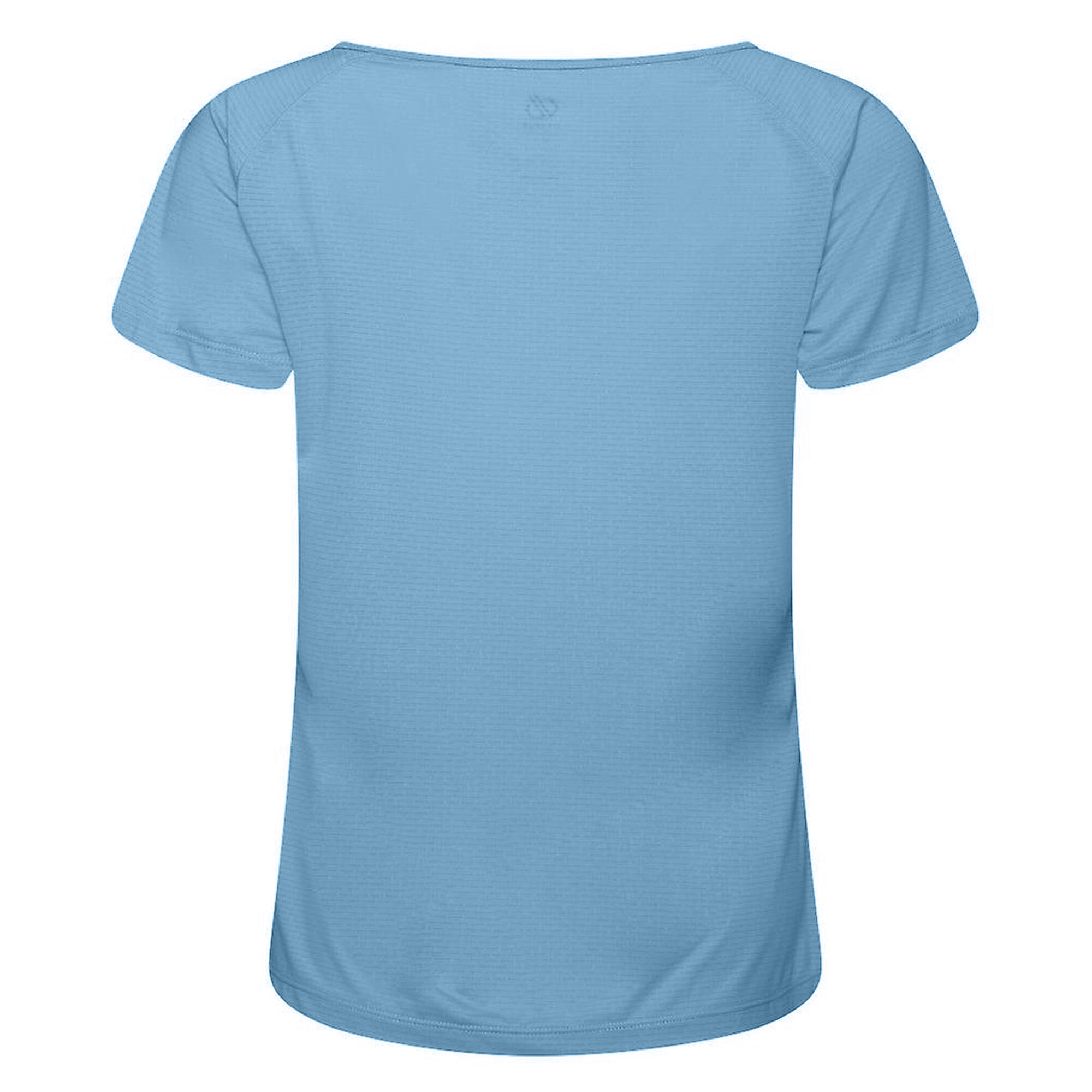 Womens/Ladies Crystallize Active TShirt (Bluestone) 2/5