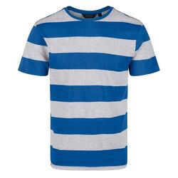 Camiseta Brayden de Rayas para Hombre Azul Lapis