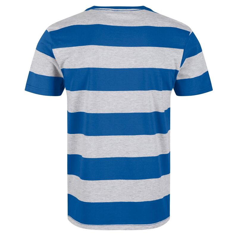 Heren Brayden Stripe Tshirt (Lapis Blauw)