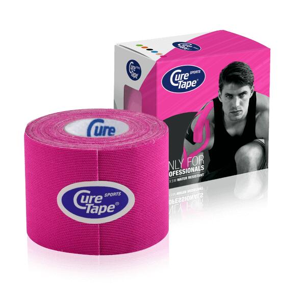 CureTape® Sports Kinesiology Tape Pink 1/7