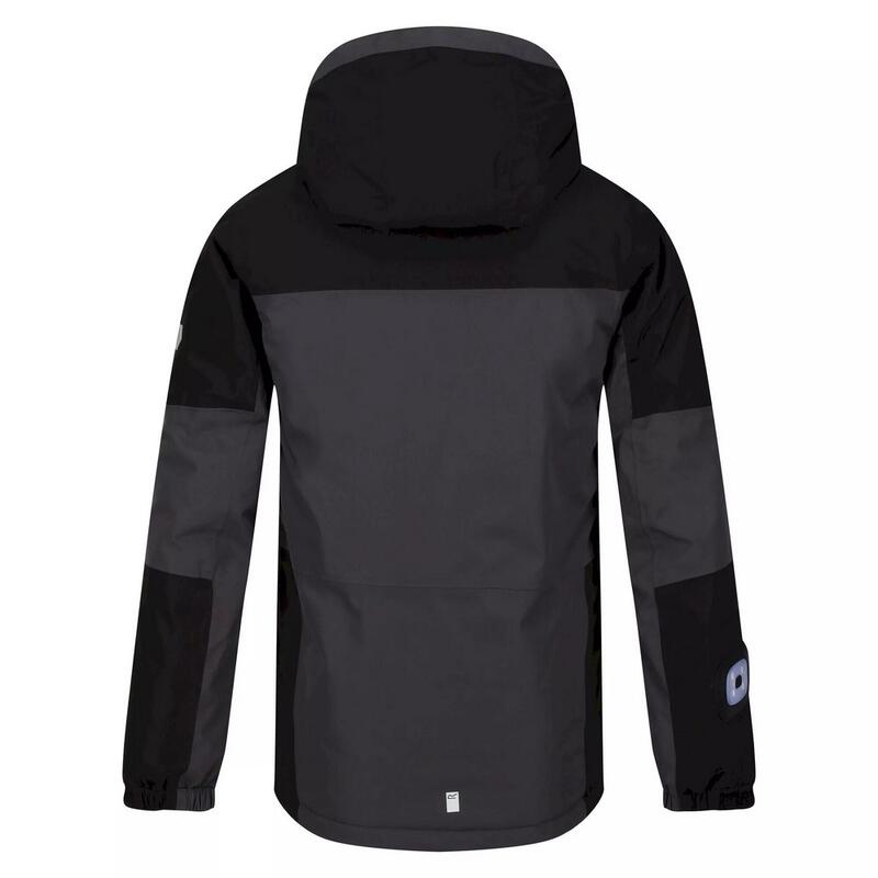 Veste isolée BEAMZ Enfant (Gris foncé / Noir)