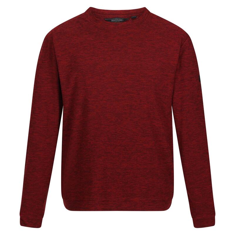 Sweat LEITH Homme (Pourpre Chiné)