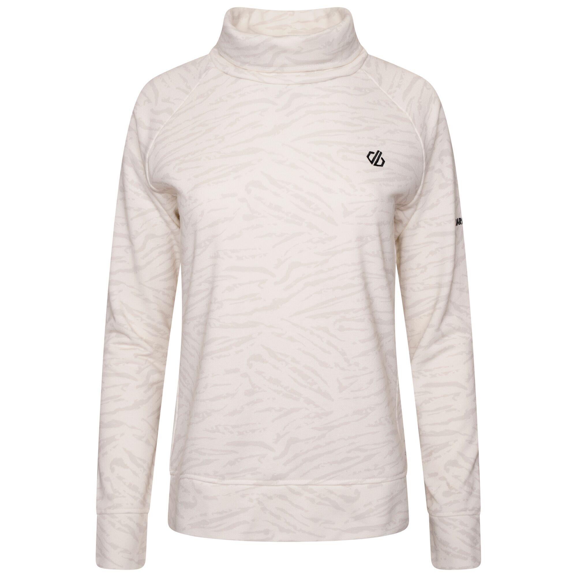 DARE 2B Womens/Ladies Offline Tiger Stripe Sweatshirt (Lily White)