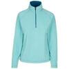 Dames Skylar Fleece Top (Aquamarine)