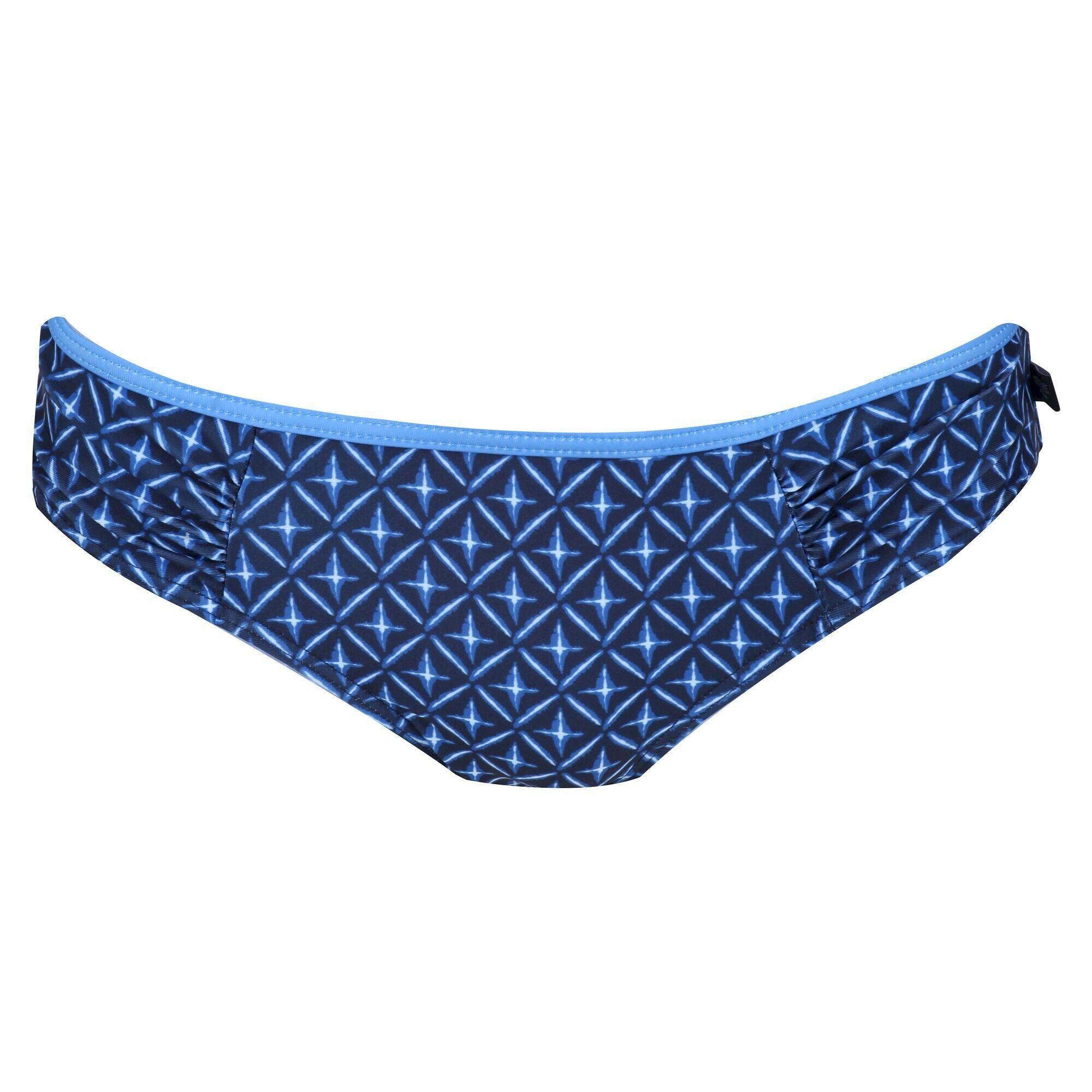 Womens/Ladies Aceana Tile Bikini Bottoms (Navy) 1/5