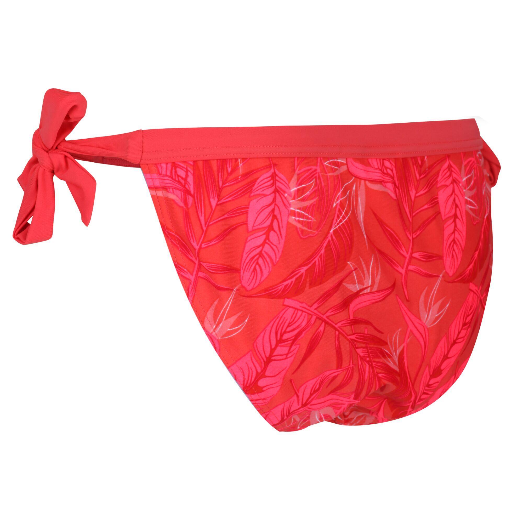 Womens/Ladies Flavia Bikini Bottoms (Red Sky Print) 2/5