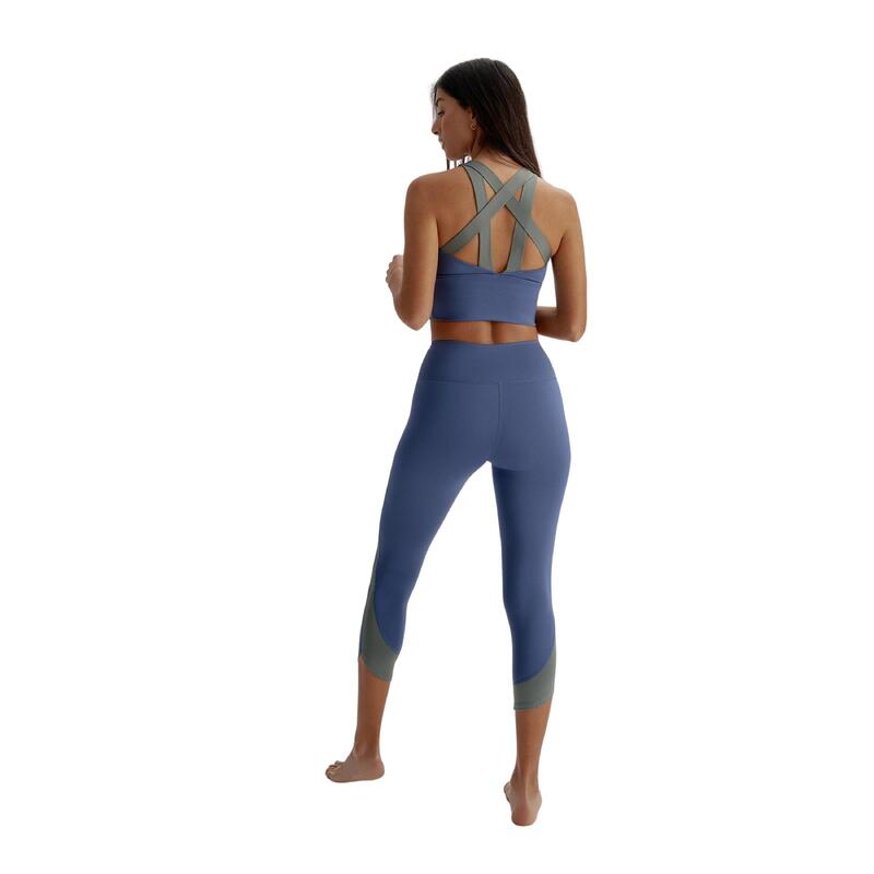 Leggings für Frauen Born Living Yoga Upala Blufin Tea