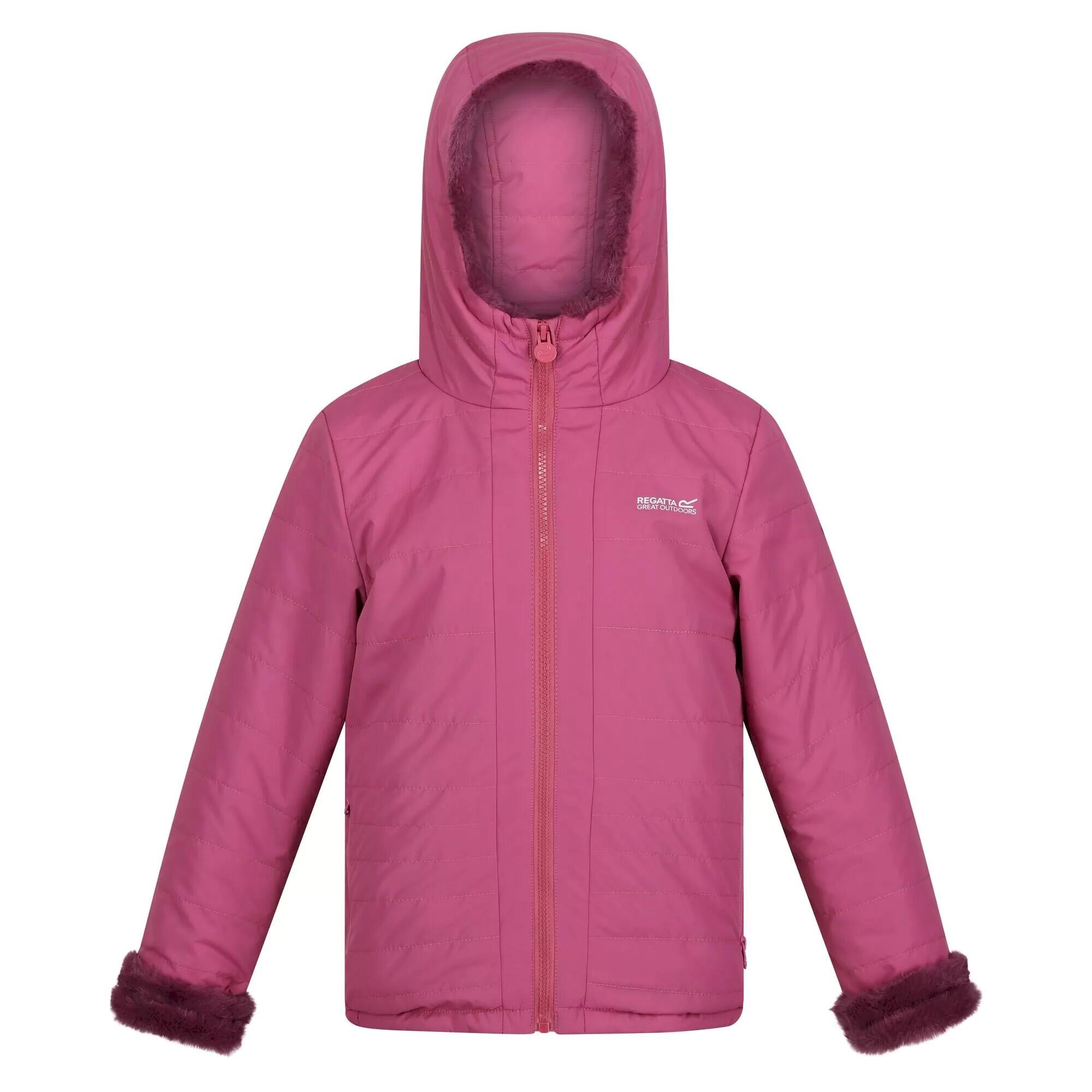 REGATTA Childrens/Kids Spyra III Reversible Insulated Jacket (Violet/Amaranth Haze)