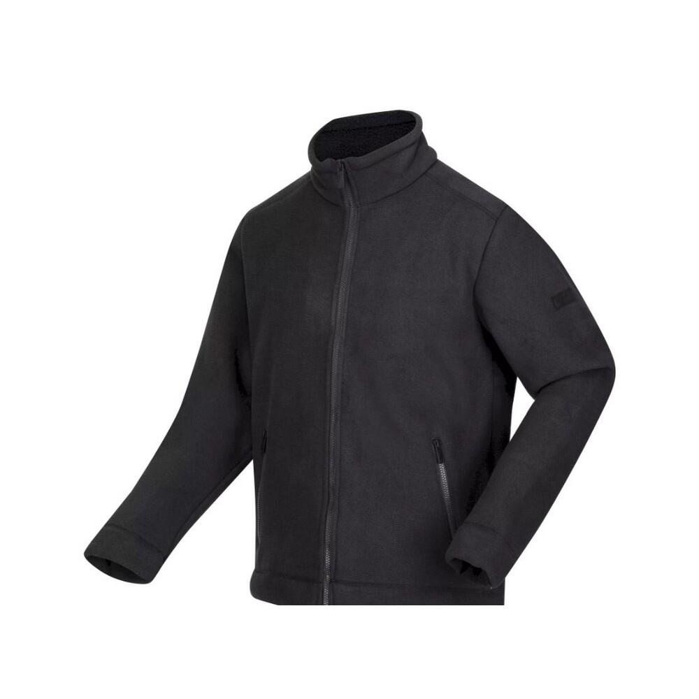 Mens Garrian II Full Zip Fleece Jacket (Storm Grey) 3/4