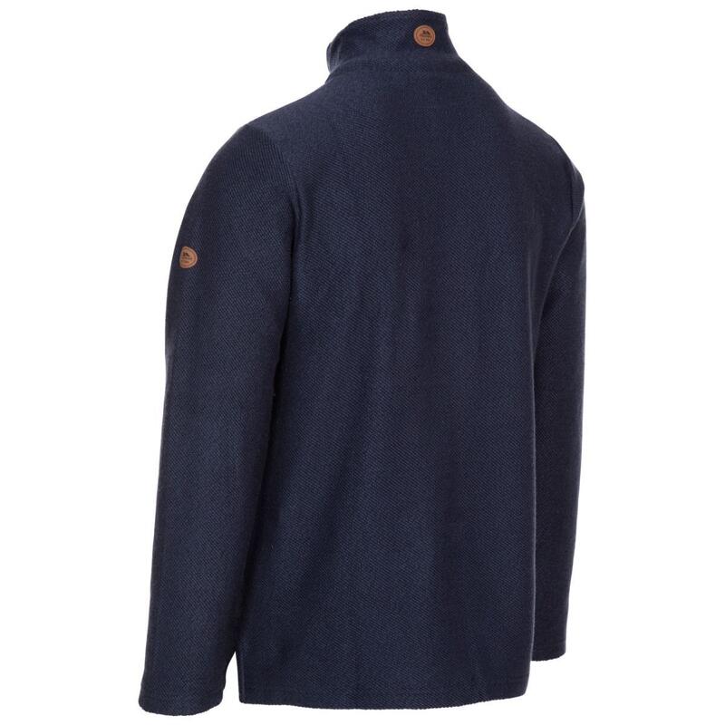 "Taddingley" Sweatshirt, mit halbem Reißverschluss für Herren Marineblau