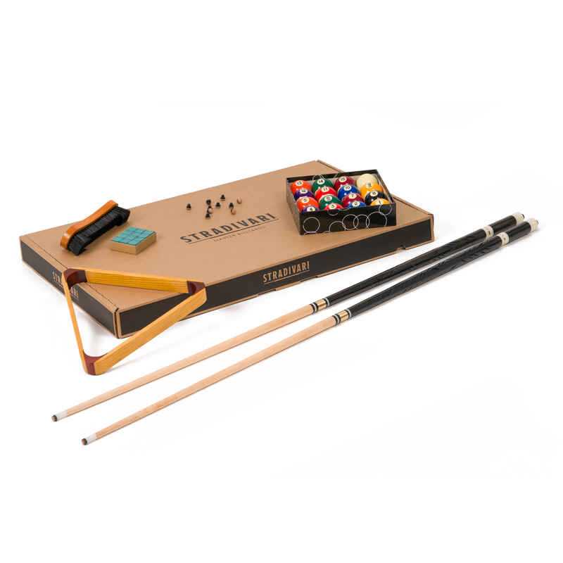 Stradivari Billard Equipment Set, für Tische ab 7ft