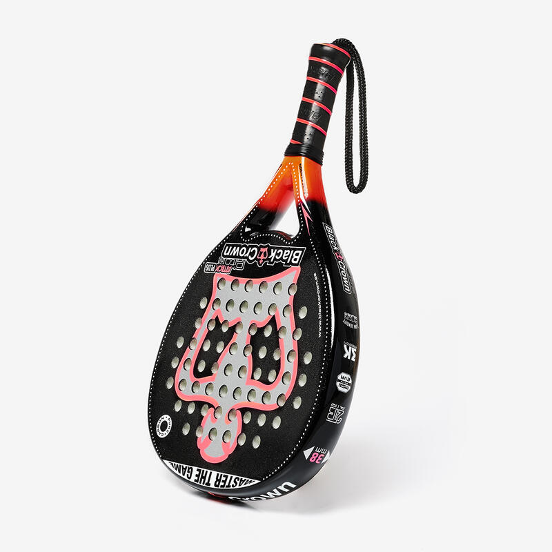 Pala de padel Black Crown Piton Attack Plus coral