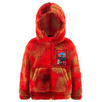 Veste A Capuche Poivre Blanc 1606 Multico Sherpa Red Garçon